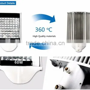 Ip65 Rated Waterproof 60w All In One LED Street Light With High Lumen From Jiangsu China thumbnail-2