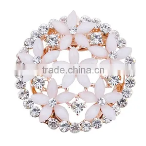 Korean New Style Environmental Copper Colourful Opal Microscope Technology Lady's Brooch Manufacturer's Wholesales thumbnail-2