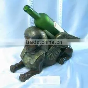 Polyresin Egyptian Figure Bottle Holder thumbnail-1