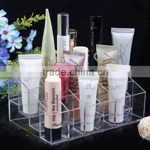Clear Acrylic Lipstick Holder Display Stand Cosmetic Organizer Makeup Case thumbnail-2
