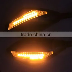 BJ-RM-016A Super Bright Integrated LED Turn Signal With Arrow Style Motorcycle Side Mirror thumbnail-5