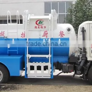 New Condition 5000KG Diesel Kitchen Garbage Truck for Sale thumbnail-4