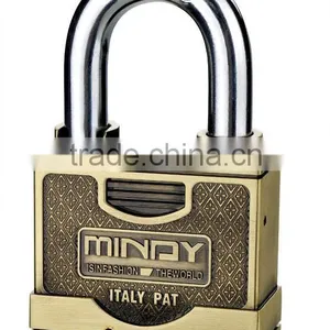 Top Security Zinc Alloy Square Type Vane Padlock thumbnail-1