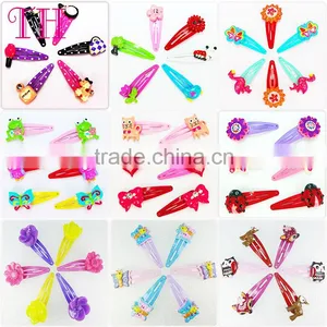 Kids Hair Accessories Cheap Cute Girls Resin Magnetic Metal Hairclip thumbnail-1
