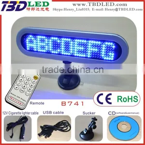 7x41 Dot SMD Scrolling Led Car Message Sign thumbnail-1