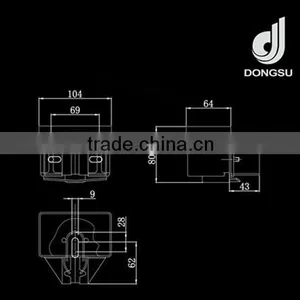 400ml Square Plastic Oil Can With Felt of Elevator Parts thumbnail-2