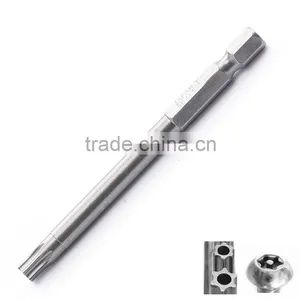 10Pcs T15 Magnetic Torx Screwdriver Bits Set Electric Screwdriver 100mm Length AR-73 thumbnail-1