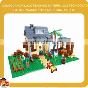Creative Plastic Education Farm Blocks With 412pcs thumbnail-1