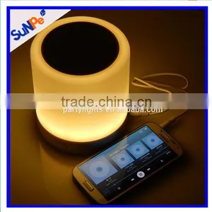2016 Led Touch Sensor Portable Wireless Bluetooth Speaker With Smart Camping Lamp thumbnail-1