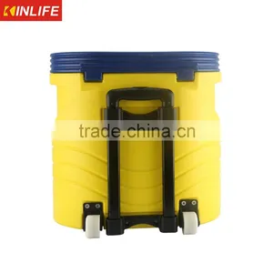 Kinlife Trolley Ice Bucket Cooler On Wheels By Rotational Moulding thumbnail-3
