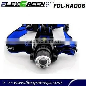 Rechargeable 2 18650 10w T6 Led Aluminum Headlight thumbnail-1