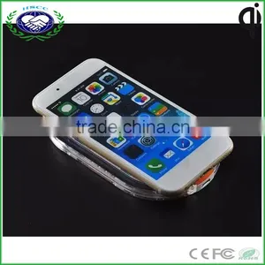 3 Coils qi Wireless Charger Pad for IPhone 6 6s With Wireless Receiver thumbnail-1