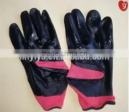 Gold Supplier! Mine Safety Nitrile Glove thumbnail-1