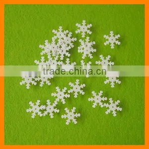 Solid White Snowflake Confetti For Decoration thumbnail-1