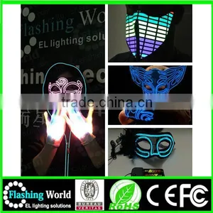 COSPLAY Interesting Vedio Music Actived The Cheappest Price Glasses With Led Light thumbnail-1
