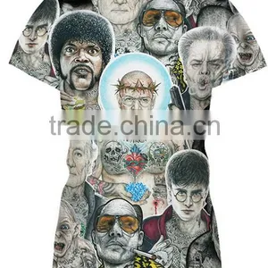 Free Sample Printed Plain Tshirt Women And Men Quality Choice thumbnail-3