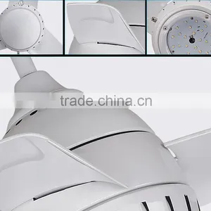Modern Mini Iron Fan Glass Shade Ceiling Fans thumbnail-4