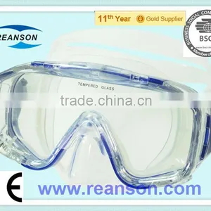 China Silicone Tempered Glass Full Face Diving Mask For Sale thumbnail-1