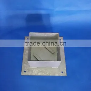 Iron Fencing Bolt Down Pole Plate thumbnail-2