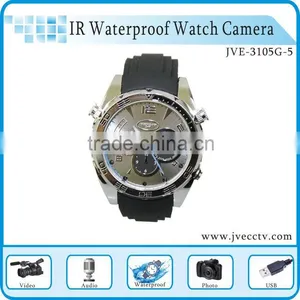 JVE-3105G-5 Hot Wireless Hidden Camera Watch Built-in 2GB/4GB/8GB Mini HD Night Vision Watch Camera thumbnail-1