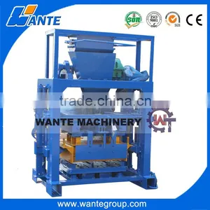 WANTE BRAND QT40-1 China Products Mold Concrete Manual Block Machine thumbnail-2