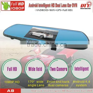 DTY Car Wireless Reversing Camera With Rearview Mirror,1080p Car Camera hd Dvr,double Camera hd Dvr,A8 thumbnail-6