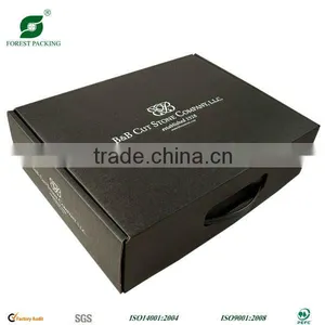 CLEAR PLASTIC HANDLE CORRUGATED BOXES FP471626 thumbnail-1