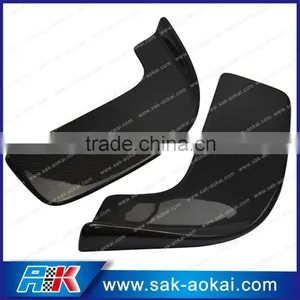 Carbon Fiber Car Front Lip Spoiler Bumper Flap Car Splitter 2pcs thumbnail-2