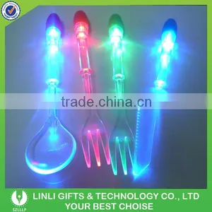 Novelty Logo Printing Tableware, Led Light Knife, Fork and Spoon thumbnail-1