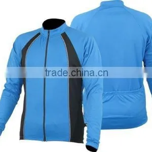 100% Polyester Long Sleeve Cycling Jersey thumbnail-1