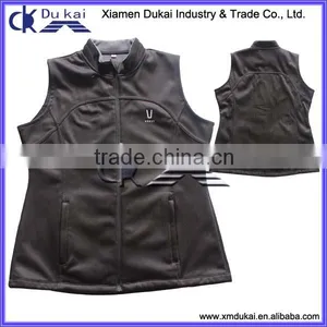Ladies' Softshell Vest, Women's Bonded Polar Fleece Waistcoat, Polar Fleece Vest thumbnail-1