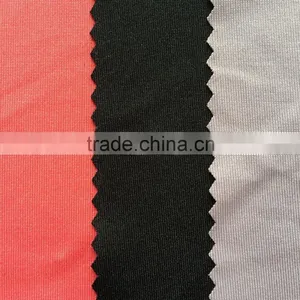 Supply Many Bright Colors of DTY Polyester Spandex Jersey Fabric for T-shirt and Swim Wear thumbnail-1