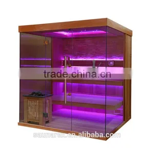 Good Quality Dry Sauna Steam Room With Sauna Heater thumbnail-3