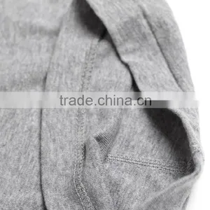 Custom Mens Cheap Plain Gray Cotton Boxer Brief thumbnail-3