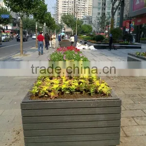 Teak Wpc Flower Pot thumbnail-5
