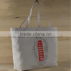 Top Quality Waxed Canvas Shoulder Tote Bag Leather Handle thumbnail-5