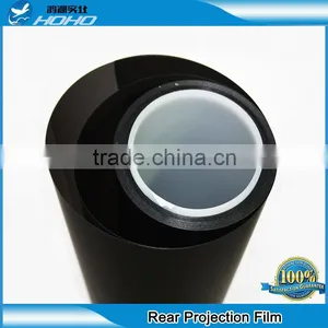 Holographic Display Glass Film , 3D Holographic Rear Projection Film. Transparent Self Adhesive Rear Projection Screen Foil/Film thumbnail-1