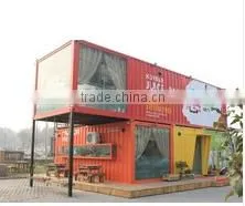 40ft Container Shop , 20ft Flat Packed Living Container House , Sandwich Panel Container Office thumbnail-1