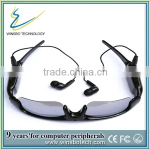 Bluetooyh Mp3 Sunglasses With Video Camera, Bluetooth 3D Video Glasses Supplier's Choice thumbnail-1