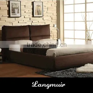 Modern Leather Bed F006 thumbnail-1