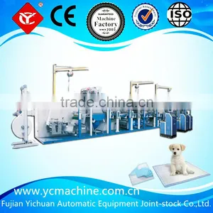 High Speed Automatic Disposable Pet Mattress Machine Manufacturer thumbnail-1