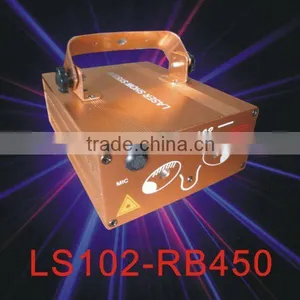 Red and Blue 450mW Multi Grating Effects Laser Light With Step Motor thumbnail-1