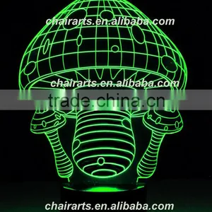 New Remote Control 3d Led Illusion Lamp thumbnail-2