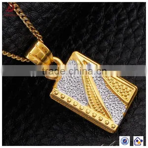 ATHENAA Gold Plated Copper Square Shape Essential Oil Pendant China Importer Jewelry thumbnail-3