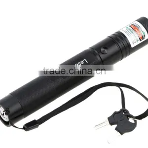 New Arrival Adjustable 50000mW Focus Burning Match Lazer 301 Green Laser Pointer Pen With Safe Key for Sale 10000 Meters thumbnail-1