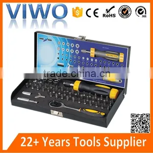 1/4'' 25mm Electrical Screwdriver Set With Black Box thumbnail-1