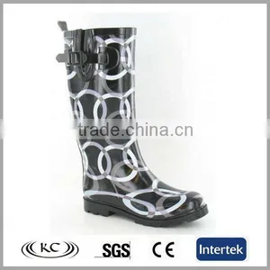 Low Price Sale Online Black Ring High Knee Boots thumbnail-1