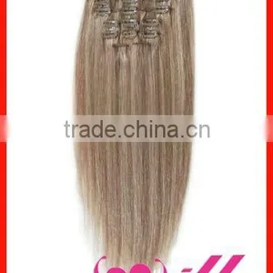 Wholesale Clip in Hair Extensions for African American Clip In Hair Remy Hair Weaving Hair Extension Snap Clip Hair Clips thumbnail-1