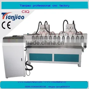 CIQ ce China Wood Cnc Carving Machine With 8 Spindle /12 Spindle for Sale thumbnail-5