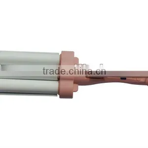 Hot!!! Best LCD Ceramic 3 Barrel Hair Waver thumbnail-1